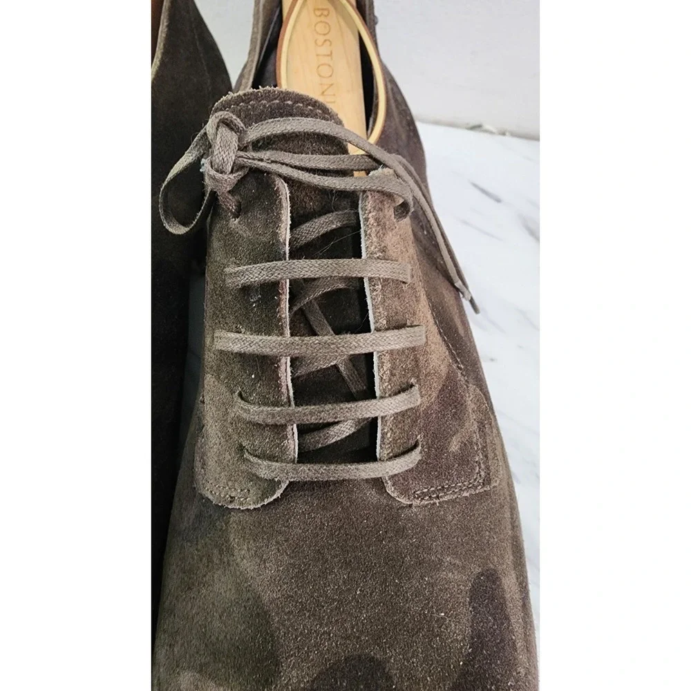 DIESEL‎ Shoes Iridium Olive Camo A15 Dress Shoes Size 11 Suede